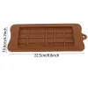 Moule rectangulaire en Silicone à 24 grilles, moule à gâteau au chocolat de qualité alimentaire, moules de cuisson à faire soi-même, moules à gelée de glaçons, outil de cuisine domestique