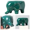 Tvålrätter Elefant Shape Soap Dish Holder Ceramic Soap Box With Drain Water Soap Tork Rack Svamp Dry Soap Container Badrum Tillbehör 231024