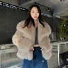 Manteau en fausse fourrure pour femmes, vestes chaudes et élégantes en peluche, pardessus décontracté artificiel, vente en gros, vêtements d'extérieur à la mode