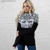 Tricots pour femmes Tees Femmes Y2K Automne Hiver Lady Jumper Pull Tops Manteau De Noël Dames Géométrique Chaud Femme Tops Polyester Sweatshirts Vêtements T231024