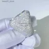 Обручальные кольца Iced Out Ring для мужчин Настоящее золото Позолоченные зубцы Медь CZ Камни Хип-хоп Модные украшения 2023 Тенденция Q231024