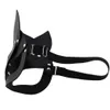 Halloween Vos Feestmasker Sexy Cosplay Maskers Konijnenoren PU Maskers Bar Nachtclub Kostuumaccessoires voor heren en dames