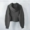 2024 Lu Lu Lemon LuKu Yoga Hooded Zipper Sweater Coat Winter Free Shipping Promotion new Fashion Casual Sweater Alo Running Athletic