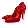 ドレスシューズハイヒール女性贅沢なハイヒール6cm 8cm 10cm 12cm高品質の靴のつま先ウェディングパーティー