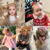 Hair Accessories 10Pcs/Set Cute Ribbon Bowknot Clips For Kids Handmade Nylon Bows Hairpin Barrettes Headwear Baby Girls