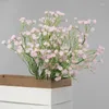 Bouquets de fleurs décoratives Gypsophila artificielles, 63cm, 108 têtes, en plastique, Arrangement de Bouquets floraux DIY, décoration de mariage et de maison, 5 lots