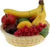 Autres fournitures de fête d'événements Artificielle réaliste Apple Brin Banane Raisin Citron Poire Faux Fruit Jouet Maison Décoration de Fête de Noël - 8 Fruits 231024