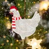 Decorações de Natal Originalidade Árvore Pendurada Decoração Mochila Ornamentos Acrílico Avião Pingentes Decoração de Casa 231023