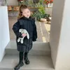 Manteau d'hiver chaud en duvet de canard blanc pour filles, coupe-vent épais, vêtements d'extérieur, cadeau d'anniversaire pour enfants, 2024