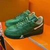 2023-Designer sneaker trainer sapatos casuais lona couro abloh branco verde vermelho azul carta sobreposições plataforma de moda homens mulheres