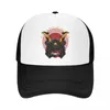 Ballkappen Samurai-Stil Trucker-Hüte Japan Warrior Mesh Net Baseball Cap Snapback Stilvolle Hip Hop verstellbare Schirmmütze für Männer Frauen