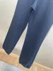 Pantalon Femme Femmes Taille Haute Cordon Petit Pied Début Automne 2023 Dames Couleur Unie Coton Mélangé Pantalon De Survêtement