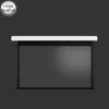 110'' Diagonal 16:9HDTV Home Cinema 4K Tab-Tension Motorized Projection Screen with ALR Grey Ambient Light Rejecting Grey ATS110