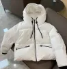 aşağı ceketler kadın puf kapşonlu tasarımcı parkas erkekler kadın fermuarlı ceket sıcak sweatshirtler çiftler mektup kış dış giyim siyah eşofman w1tu#