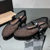 Kleding Schoenen Ballet Platte Vrouw Mesh Hollow Outs Mary Jane Lederen Loafers Klinknagel Bezaaid Zomer Wandelen Vrouwen 231024