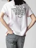 Dames T-shirt Letter Grafische T-shirts Dames 2023 Zomerkleding Katoen Mode T-shirt met korte mouwen Trendy Casual Tees Tops Street chic Dames T231024