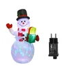 Christmas inflatable mold inflatable colorful lights illuminated decoration inflatable Christmas snowman