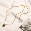 Luxus-Schmuck-Halskette, Designer-Halsketten, Damen-Schmuck, Edelstahl, Buchstaben-Anhänger, Mädchen, beste Hochzeit für Party, Silber-Gold-Kette, Herren-Geschenke