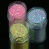 Líquidos en polvo acrílico, 10g, purpurina que cambia de color UV, polvo mixto para decoración de uñas, lentejuelas gruesas coloridas para uñas, purpurina holográfica, decoración artística para uñas DIY 231024