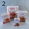 Storage Bags 20 Pc Christmas Paper Candy Holiday Gift Shopping Kraft Cartoon Nice Packaging