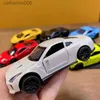 Outros brinquedos 1/43 Diecast Alloy Car Model Metal Pull Back Simulation Car Toy Boy Sports Car Ornament com para abrir a porta Brinquedos para crianças L231024