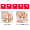 Diğer oyuncaklar 6 adet yumurta kutu ile yumurta oyun oynar mutfak oyuncakları yemek pişirme öğrenme eğitim bebek oyuncak çocuklar için simülasyon aksesuarları hediyesi231024