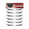 6 paar glitter eyeliner sticker set waterdichte dubbele lijn ooglid patch herbruikbare zelfklevende ooglid sticke make-up schoonheid tool