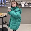 Manteau d'hiver chaud en duvet de canard blanc pour filles, coupe-vent épais, vêtements d'extérieur, cadeau d'anniversaire pour enfants, 2024