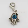 Charms 100Pcs Antique Sie Hamsa Hand Evil Eye Kabh Good Luck Charms With Lobster Clasp Fit Charm Bracelet Diy Jewelry 13X32.5Mm Jewelr Dheq3