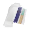 Emballage cadeau transparent jetable auto-adhésif long opp sac de ventilateur à main emballage pour baguettes de paille paquet de brosse
