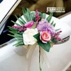 Autres fournitures de fête d'événement Fleur de voiture de mariage Fleurs artificielles pour la décoration de voiture de mariage Mariage Florals Décor Fleur Ornement Mariage 231023