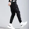 Casual Cargo Pants Hip Hop Men Pantalones Hombre High Street Kpop med många fickor joggar modis streetwear byxor