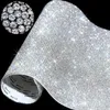 Duvar Çıkartmaları Kristal Rhinestones Sticker DIY Bir Iiving Oda Dekorasyonu Banyo Mutfak için Self -Yapışkan Glitter 231023