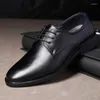 Dress Shoes Formal Leather Shoe For Men Wedding Business Casual Trendy Sapatos Formais Masculinos Chaussures Pour Hommes