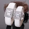 Womens Watch Square Watch Designer Luxury Diamond Watches عالية الجودة الحجم 35x25 29x22 Girls 'Valentine's Gift Way