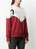 Isabel Marant Women Designer Hoodie Cotton Sweatshirt Round Neck Letter Flocking Printing Casual Color Block Long Sleeve Sweater i m