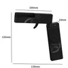 Lighters Creative Folding Pistol Shaped Cigarette Case Lighter Portable Windproof Butane No GasGun Type Cool Men Play Gadget Gift