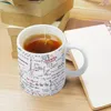 Muggar Math Teacher School Elevers Cups Matematik Paraboliska formler Drinkware Geek Nerd Tea Coffee Mugen Coffeeware Teaware 231023