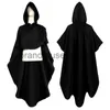 Theme Costume Halloween cos medieval knight's cape medium long hooded cape J231024