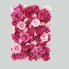 Kwiaty dekoracyjne 3D Flower Wall Dekoracja Świąteczna panel jedwabny na ślub Baby Shower Event Girls Room Flores Artificials