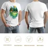 Polos pour hommes Geo Forest T-Shirt surdimensionné t-shirts séchage rapide chemise personnalisée vêtements pour hommes