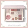 Makeup Tools Colorrose Embossed Eye Shadow Pallete Blush High Gloss Integrated Palette Modification liquid Cosmetic Disc 2211115608503