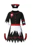 Theme Costume Halloween cosplay horror bloodstain nurse vampire zombie role-playing stage performance costumes J231024