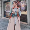 Women's Trench Coats Fashion Mid Length British Style 2023 Spring And Autumn Loose Versatile Slim Panel Coat Trend