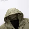 Parkas pour hommes Vintage Safari surdimensionné veste en coton rembourré manteau 2022 nouveau coréen voyage en plein air multi-poches chaud bouffant veste d'hiver moi Q231024