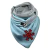 Foulards Femmes Rétro Imprimer Bohème Écharpe Châle Triangle Hiver Chaud Foulard Court