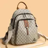 Женская брендовая сумка на плечо, 4 цвета, в студенческом стиле, однотонные кожаные студенческие рюкзаки, популярная печать, подходящая по цвету сумка, простой рюкзак для отдыха на молнии 786 #