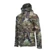 Veste tactique à coque souple en peau de requin pour hommes, polaire militaire imperméable de Combat, vestes à capuche pour la chasse, manteaux coupe-vent 3XL