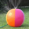 Andra leksaker barn utomhus sommar rolig nyhet utomhus 75 cm uppblåsbar vatten spray boll sprinkler stänk barn gräsmatt badträd toysl231024