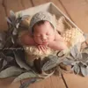 Filtar födda wrap pography rekvisita handgjorda mink garn baby